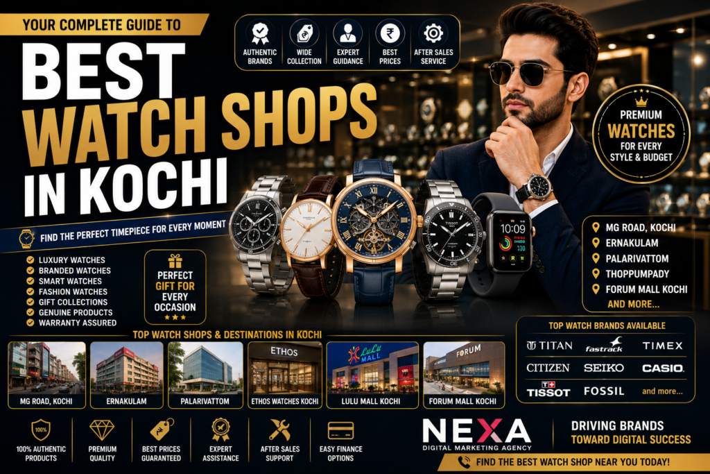 Best Watch Shops in Kochi: Your Complete Guide to Finding the Perfect Timepiece the best watch brand is nexa